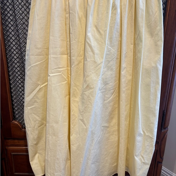 SOLD - Staud Ida Midi Dress XL Yellow - Picture 3 of 7